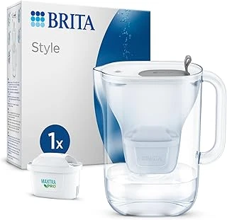 Brita Xl 1X Maxtra Pure Performance Filtreli Su Arıtma Sürahisi - Gri (3,5L) ürün görseli 1