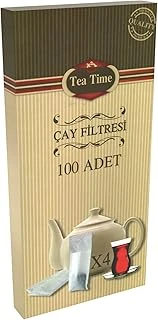 Tea Time Çay Kahve Filtresi Kağıt Filtre L Büyük Boy (100'Lü Çay Filtresi Poşeti) ürün görseli 1