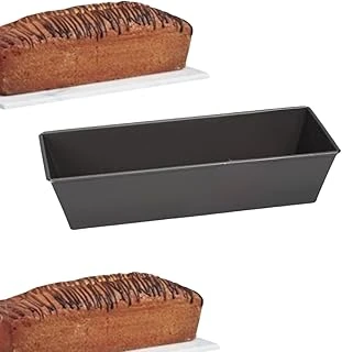 Yapışmaz Dikdörtgen Baton Kek Ekmek Kalıbı – 30 Cm Uzunluk, Dayanıklı Metal, Fırın Dostu, Profesyonel Kullanıma Uygun, Siyah ürün görseli 1