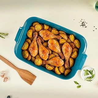 Aryıldız Elissa Dikdörtgen Fırın Kabı Yeşil 36 Cm ürün görseli 1