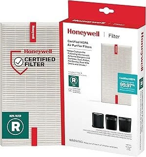 Honeywell Hepa Hava Temizleyici Filtre R, Hpa 100/200/300 5000 Serisi Için 1'Li Paket - Havadaki Alerjen Hava Filtresi Orman Yangını/Duman, Polen, Hayvan Kepeği Tozu Hedefler ürün görseli 1