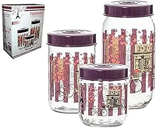 Herevin 149378-482 Kavanoz Seti 3'Lü (425-660-1000 Ml) ürün görseli 1