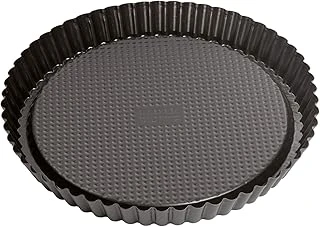 Kaiser Klasik Meyve Tabanı Tepsisi 28 Cm, Meyveli Kek Kalıbı, Kek Tabanı, Yapışmaz Kaplamalı, Dalgalı Kenarlı Kek Tabanı Tepsisi, Eşit Kızarma, Siyah ürün görseli 1