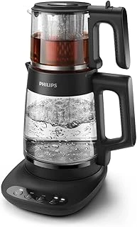 5000 Serisi Çay Makinesi - Otomatik Sıcak Tutma, 2,2L Ekstra Geniş Kapasite, 0,9L Cam Demlik, 1900W Güç (Hd7360/00) ürün görseli 1