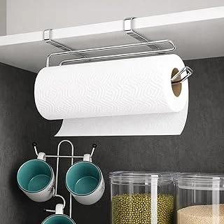 Alper Banyo Pratik Solo Kağıt Havluluk Krom, Dolap İçi Askılı Kağıt Havlu Tutucu, Delmeden Montajlı Mutfak Rulo Havluluk, Paslanmaya Dayanıklı Metal Tasarım ürün görseli 1