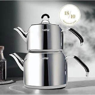 Nehir 29006 Maxi Çelik Çaydanlık Takımı ürün görseli 1