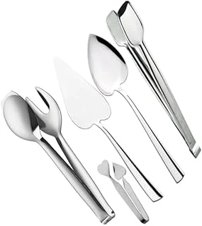 Paslanmaz Çelik 5Li Pasta Servis Takımı Seti 50 Yıl ürün görseli 1