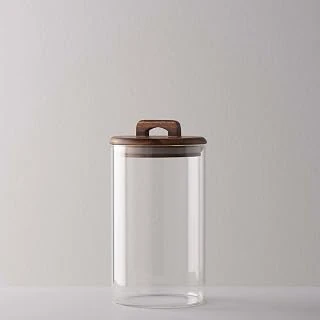 Linens Handle Cam-Akasya Kapak 10X10X19 Cm Kavanoz ürün görseli 1