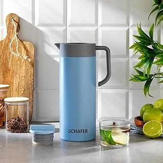 Schafer Click Termos 1.3 L-Mavi ürün görseli 1