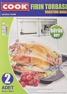 Cook Fırın Torbası, Hindi Boy, 45 X 50 Cm, 2 Yaprak, Polyester Telli ürün görseli 1