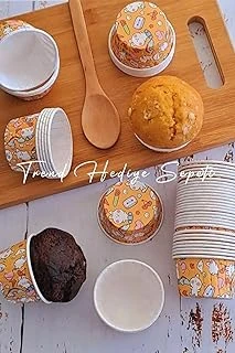 Cupcake Muffin Kalıbı, Kek Kapsülü, Tavşan Desenli 50'Li ürün görseli 1