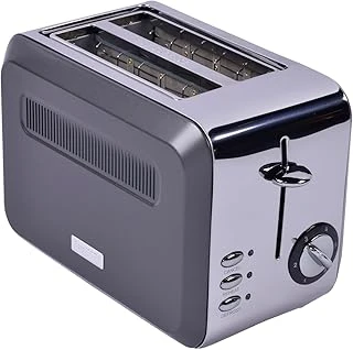 Berghoff Gem Titan 2 Dilim Ekmek Kızartma Makinesi – 980 W, Paslanmaz Çelik Gövde | Antrasit Gümüş ürün görseli 1