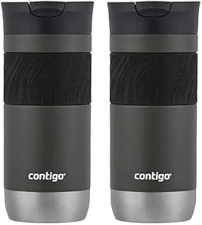 Contigo Byron Snapseal Termos Bardak 470 Ml Antrasit 2Li Paket ürün görseli 1