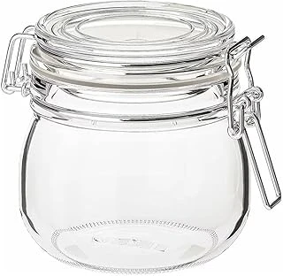 Korken Kapaklı Kavanoz, 0,5 L (Şeffaf Cam) ürün görseli 1