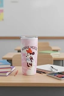 Miniso Minnie Mouse Batik Desenli Paslanmaz Çelik Bardak - 860 Ml, 2015938410102 ürün görseli 1
