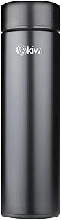 Kiwi Kt-8633 Akıllı Dijital Termos 480 Ml - Led Sıcaklık Göstergeli 304 Paslanmaz Çelik Süzgeçli Çay Kahve Termosu, Sızdırmaz Isı Koruyucu Renkli Isı Dereceli Mat Siyah Seyahat Mug Matarası ürün görseli 1