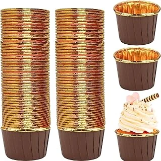 Orret 20 Adet Mini Muffin Cupcake Kalıbı – Yapışmaz Tek Kullanımlık Kağıt Kek Kalıbı, Isıya Dayanıklı, Renkli Pratik Pişirme Kabı, Muffin Cupcake Sunumuna Uygun (Kahve) ürün görseli 1