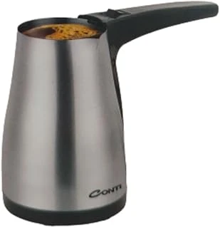 Conti Ckc-321 Crazy Elektrikli Çelik Cezve Antrasit – 1000W Türk Kahvesi Makinesi, Paslanmaz Çelik Gövde, Gizli Rezistans, 5 Fincan / 400 Ml, Susuz Çalışma Emniyetli (Antrasit) ürün görseli 1