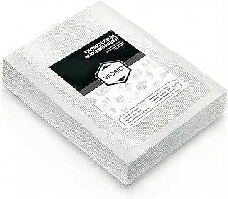 100 Adet Tırtıklı Vakum Makinesi Poşeti Torbası (Seçenekli̇) (25X35Cm) ürün görseli 1