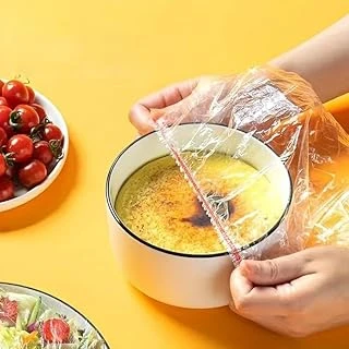 Promosyonca 100 Adet Yeniden Kullanılabilir Elastik Yiyecek Koruyucu Kapak, Esnek Yiyecek Kapağı, Farklı Boyutlara Uygun, Mutfak Malzemeleri, Yiyecek Saklama Torbaları ürün görseli 1
