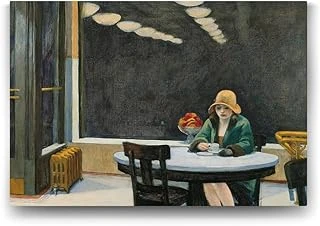 Edward Hopper - Automat Tablosu - 90X60Cm ürün görseli 1