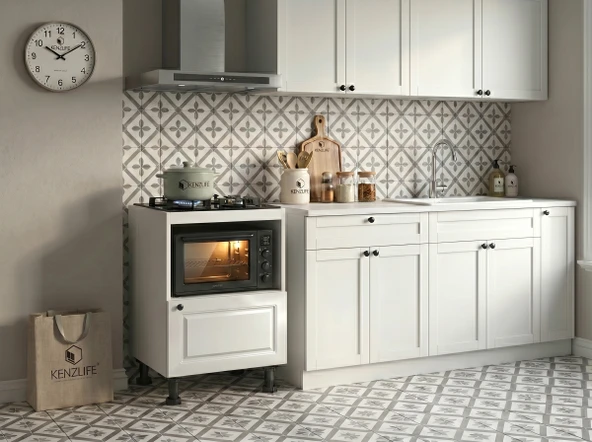 Kenzlife membran ocak dolabı doğangün byzbyz çerçeve 85*60*56 mebran kapak suntalam gövde ürün görseli 1