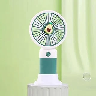Coverzone El Tipi Mini Fan, 250Mah Batarya, Usb Şarj Edilebilir, Doğal Rüzgar Özelliği, Taşınabilir Kompakt Tasarım, Seyahat Ofis İçin İdeal, Yüksek Performans, Serinletici Etki (Yeşil Avokado) ürün görseli 1