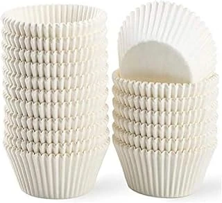Takribi 100 Adet Büyük Boy Beyaz Muffin Kek Kalıbı 50X40 Mm, Cupcake Kağıdı, Brownie Kalıbı ürün görseli 1