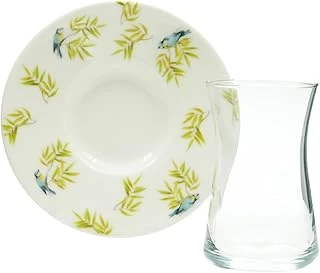 Tulu Porselen Heybeli 6 Kişilik 12 Parça Çay Seti 160 Ml ürün görseli 1