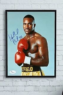 Postermanya (Pster10950) Evander Holyfield Dövüş Çerçeveli Tablo (30 X 40Cm) ürün görseli 1
