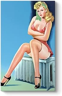 Pin Up Girl Tablosu 80 X 140 ürün görseli 1