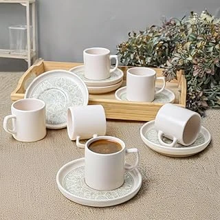 Keramika Groundlace Nordic Kahve Takımı 12 Parça 6 Kişilik 21501 ürün görseli 1