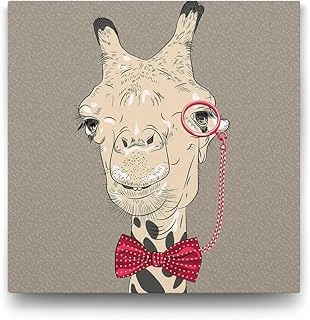 Zürafa Popart Tablosu - 40X40Cm ürün görseli 1