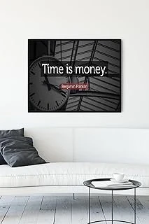 Postermanya (Pster12738) Vakit Nakittir Time Is Money Girişimcilik Çerçeveli Tablo 2 (40X50Cm) ürün görseli 1