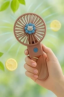 Coverzone Taşınabilir Mini Usb Fan Led Işıklı Masa Üstü 3 Kademeli Dahili Işık Şarj Edilebilir Mini Vantilatör Soğutucu Cep Boyu 11Cm Mini Fan Ys2269 - Pembe (Ys2269 - Pembe) ürün görseli 1