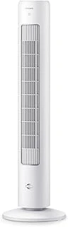 Kule Tipi Fan 5000 Serisi, 105 Cm Ince Tasarım, Uzaktan Kumanda, Zamanlayıcı, 3 Hız, 3 Mod, 40W, Güçlü Ama Sessiz Hava Akışı, Aromaterapi İçin Uygun, Beyaz, Cx5535/00 ürün görseli 1
