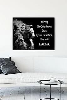 Postermanya (Pster9888) Aslan Girişimcilik Çerçeveli Tablo 4 (30 X 40Cm) ürün görseli 1