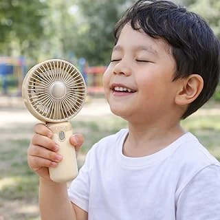 Şarjlı El Vantilatörü 3 Kademeli Hız Ayarlı Mini Fan – Taşınabilir Cep Fanı, Type-C Usb Şarjlı 500Mah 2W Sessiz Güçlü Soğutma ürün görseli 1
