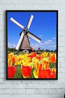 Postermanya (Pster11247) Hollanda Manzara Çerçeveli Tablo (40X50Cm) ürün görseli 1