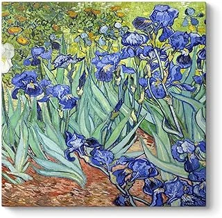 Vincent Van Gogh - İris Süsen Çiçeği Kanvas Tablosu 90 X 90 ürün görseli 1
