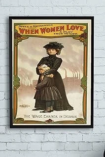 Postermanya (Pster13862) When Women Love Çerçeveli Tablo (21X30Cm) ürün görseli 1