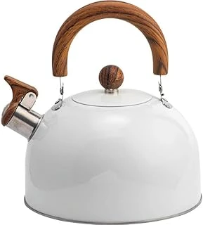 Valkyrie 3L Düdüklü Kettle Su Isıtıcı Çaydanlık Paslanmaz Çelik Yüksek Islıklı Beyaz ürün görseli 1