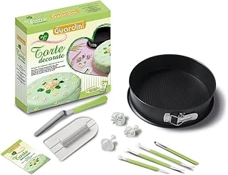Guardini 15685 "Voglia Di..." Basis-Kit Yapışmaz Kaplama Yuvarlak Şekilli Ile Zemin Dupont Teflon 26 Cm, Plastik Düzleştirici, Edilir, 3-Modellierungswerkzeugen, Küçük Fırça, 3-Kesici, Tarif ürün görseli 1