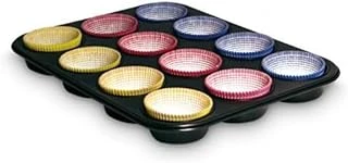 Guardini 89913 Muffin-Kek Kalıbı, Teflon, Gri, 36 X 26.7 X 2.2 Cm ürün görseli 1