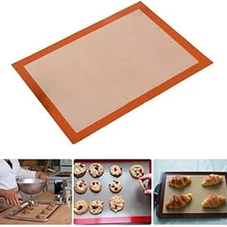Jouis Fırınlanabilir Kendinden Yağlı Silikon Pişirme Matı, Profesyonel Silipat Yanmaz Yapışmaz Yıkanabilir Silikon Pişirme Matı 30Cmx40Cm ürün görseli 1