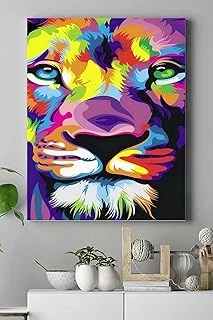 Postermanya (Pster14985) Aslan Motivasyon Kanvas Tablo 21 X 30 ürün görseli 1