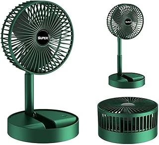 Şarjlı Taşınabilir Fan Katlanır Teleskopik Usb Fanı Ev Ofis Masaüstü Sessiz Fan ürün görseli 1