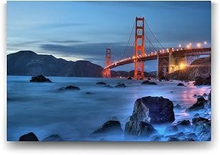 San Francisco - Gate Tablosu - 100X70Cm ürün görseli 1