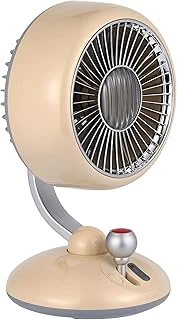 Juo Q3 120° Salınımlı 3 Kademeli Led Işıklı Şarjlı Masaüstü Fan Vantilatör Bej ürün görseli 1