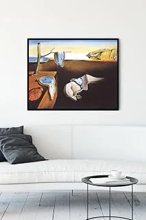 Postermanya (Pster13154) Salvador Dali - Belleğin Azmi Sanatsal Çerçeveli Tablo (40X50Cm) ürün görseli 1